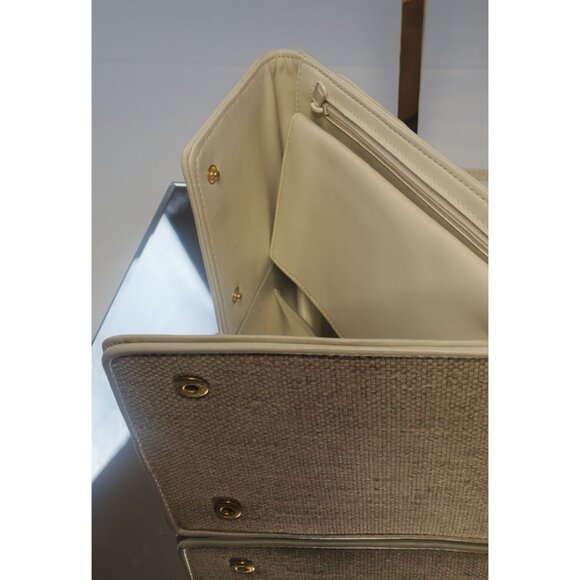 L.J.S Collection Wallet Purse Bag Handbag Beige Small - Picture 8 of 10